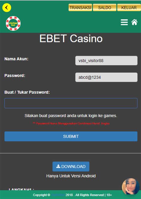 ebet login in mobile